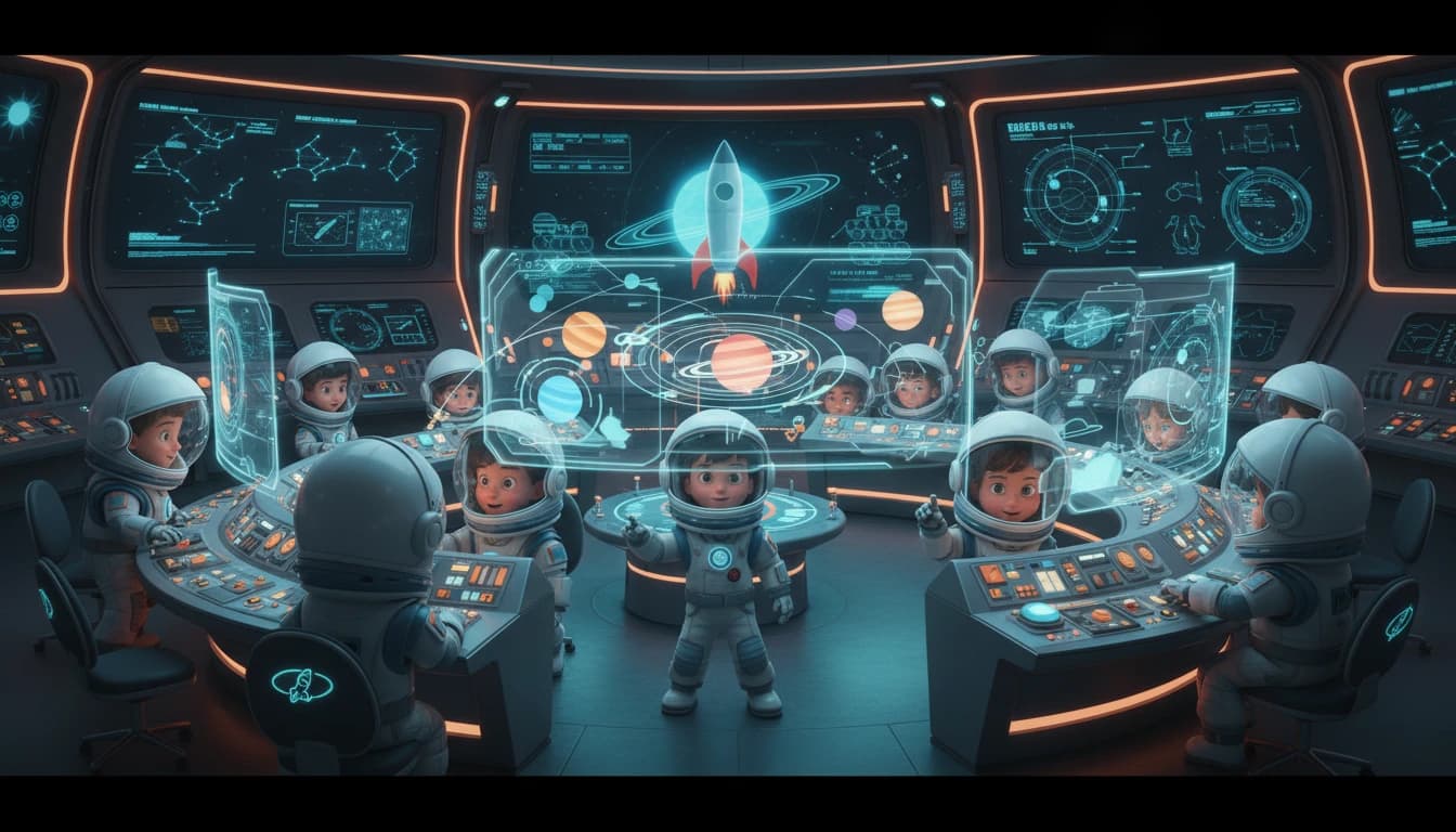 🚀 Space Explorer Missions theme